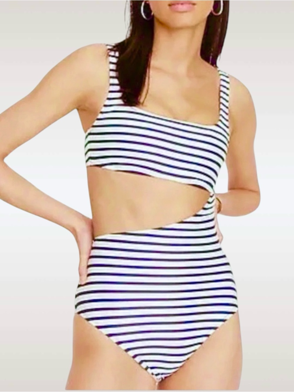 NWOT J.Crew Cutout One-Piece Swimsuit